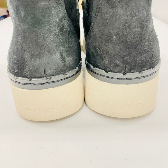 Ladies Vince Leather High Tops - Picture 2 of 8